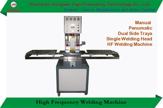Single Head High Frequency PVC Welding Machine Electric Driven With Side Slides