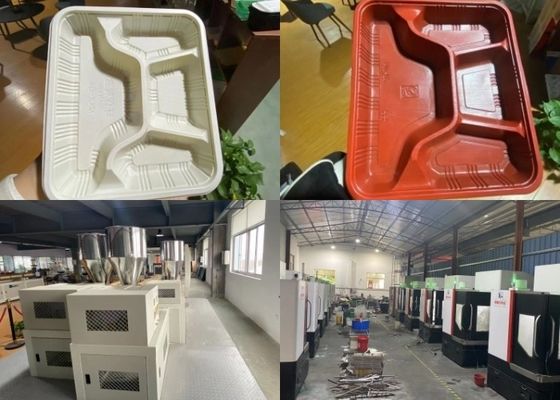 Bolha do Pvc que forma a linha de produção biodegradável dos utensílios de mesa da máquina